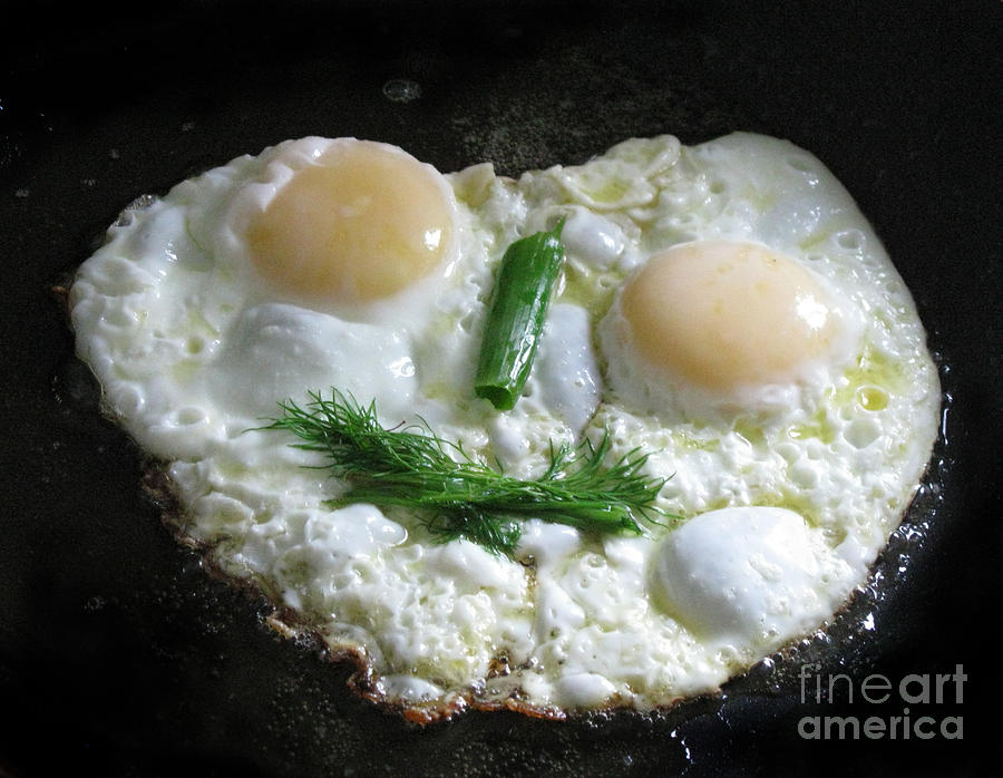 Egg Photograph - I Like To Cook Differently. Morning Creation. by Ausra Huntington nee Paulauskaite