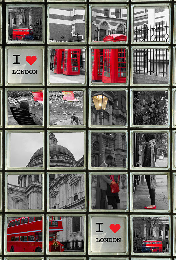 Westminster Photograph - I love London by David French