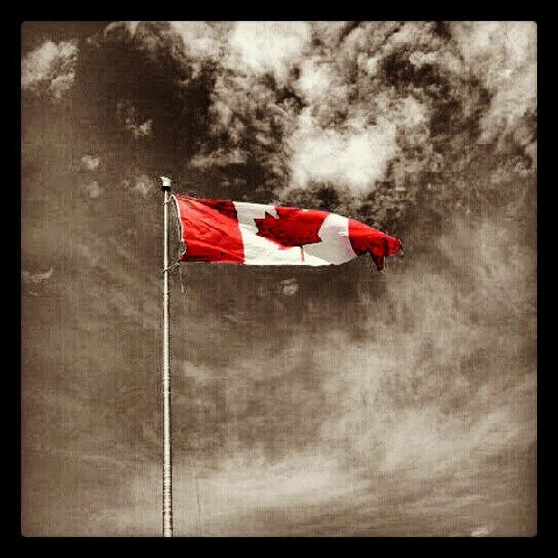 Nature Photograph - I Love My Country..... Happy Canada by Mr. B