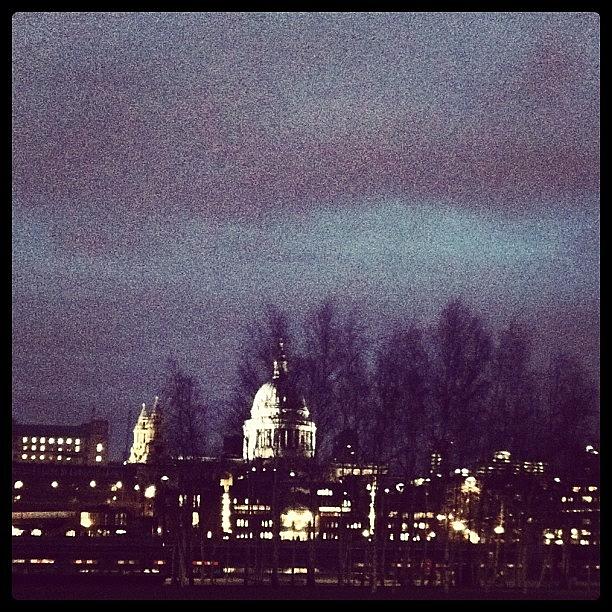I Love St. Pauls At Night Photograph by Charlie Moss