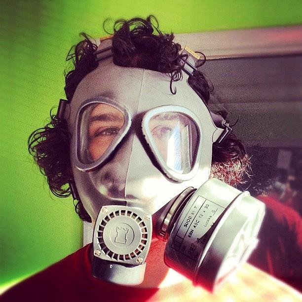 Mask Photograph - I Must Smell A Bit Today...@drumdbeat by Jon Swift