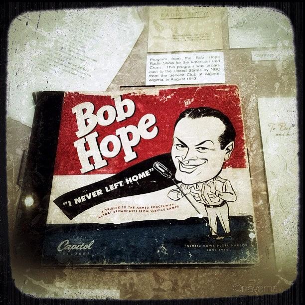 Vintage Photograph - i Never Left Home By Bob Hope: His by Natasha Marco