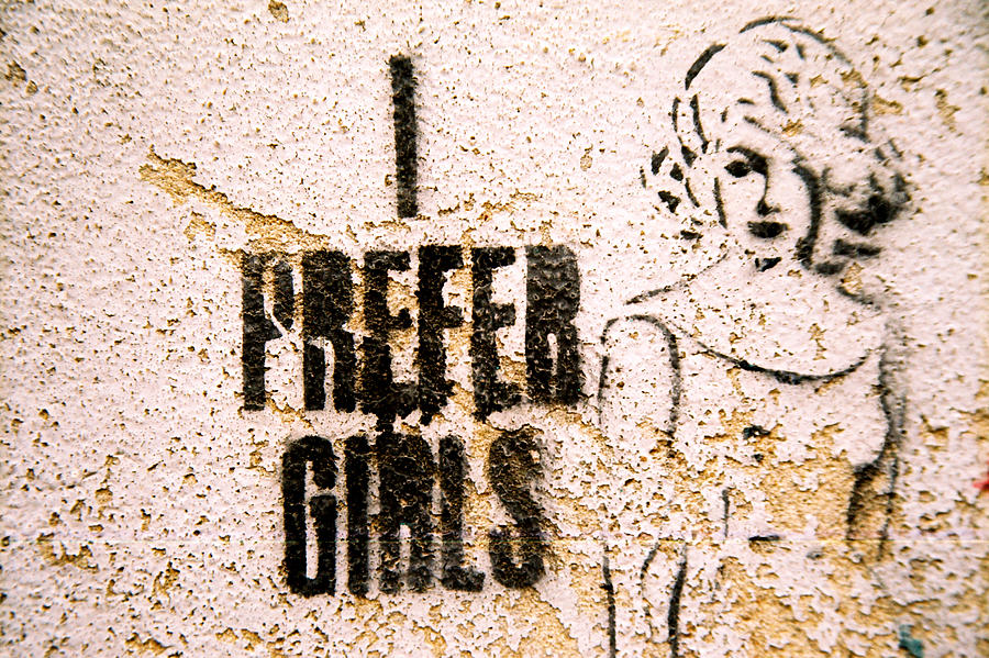I Prefer Girls Photograph by Claude Taylor