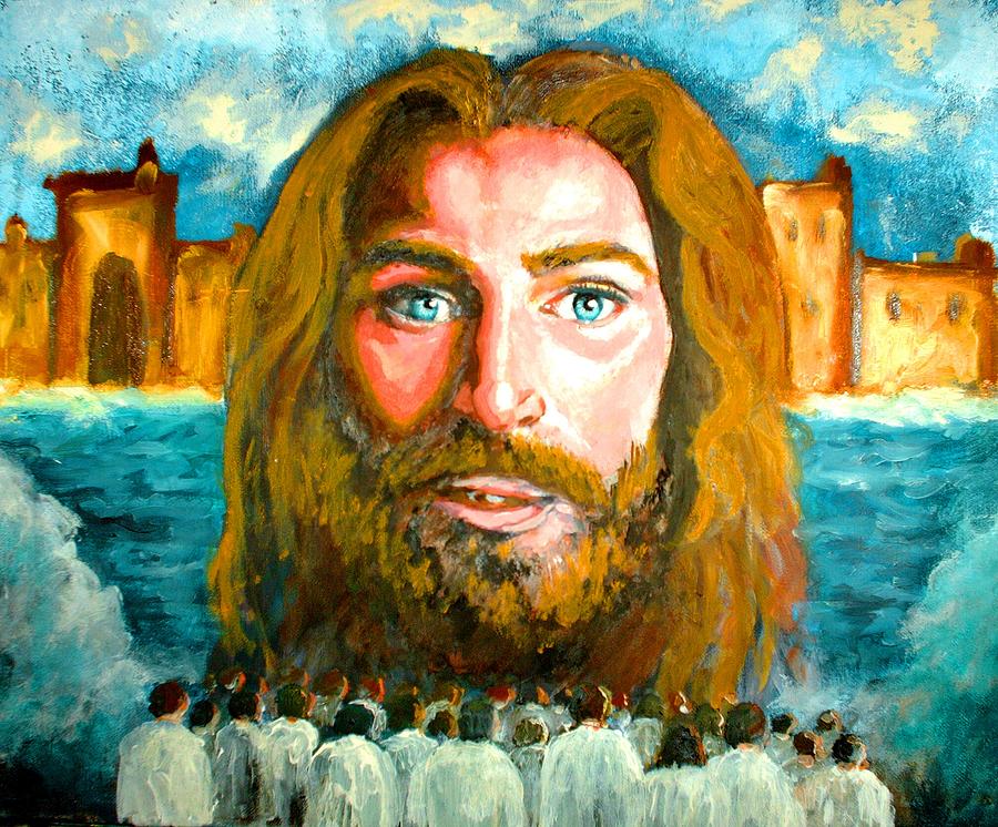 Jesus Christ Painting - I shall return  by Anthony Renardo Flake