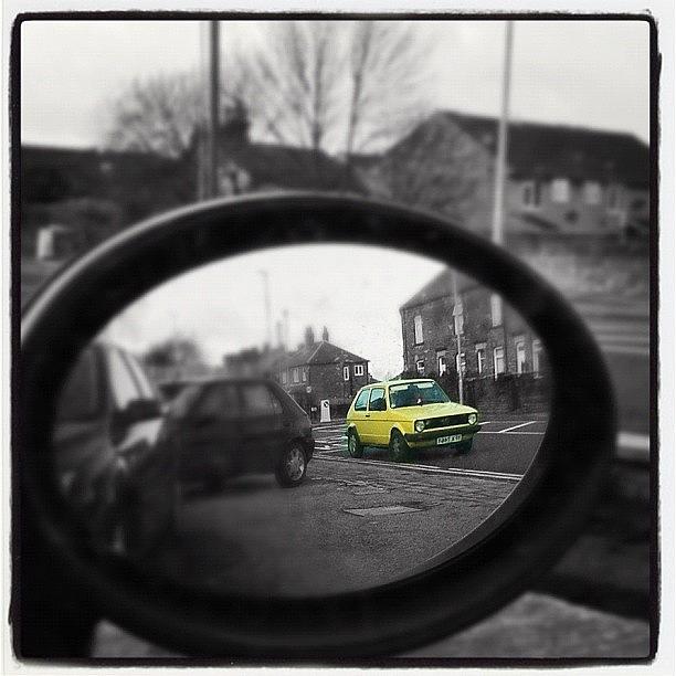 Golf Photograph - I Spy In My Wing Mirrors Eye... #mk1 by Holly Peters
