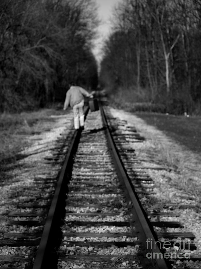 I Walk The Line Photograph by Terry Doyle