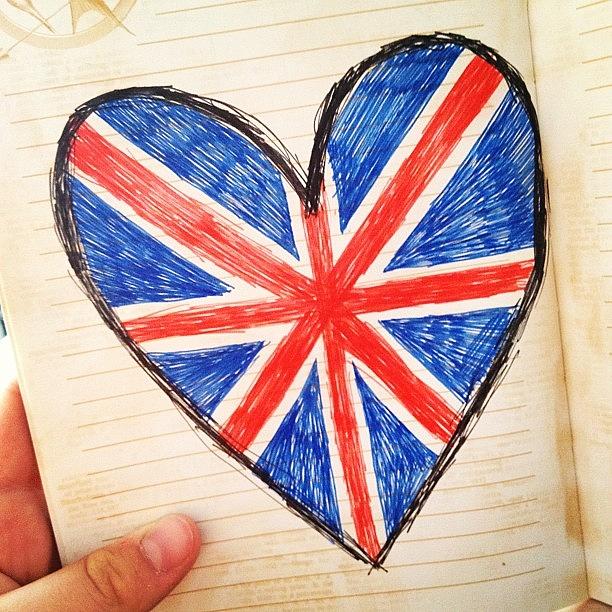 Flag Photograph - I Was Bored , So I Drew This ! Like ? by Tori Simmon