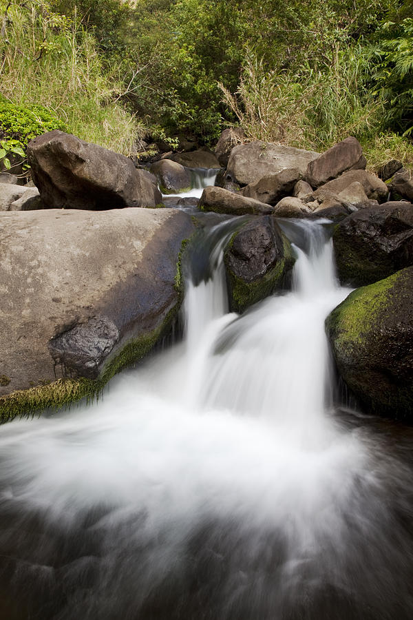 Iao River Waterfall Photograph by Jenna Szerlag