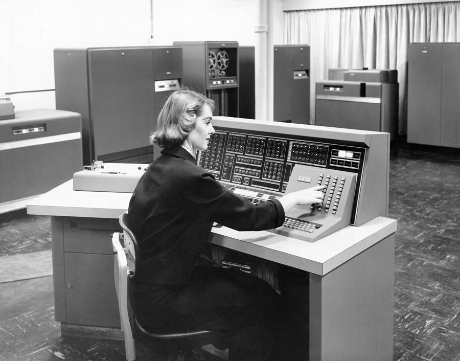 Ibm 702, Was A Giant Brain Designed Photograph by Everett - Pixels