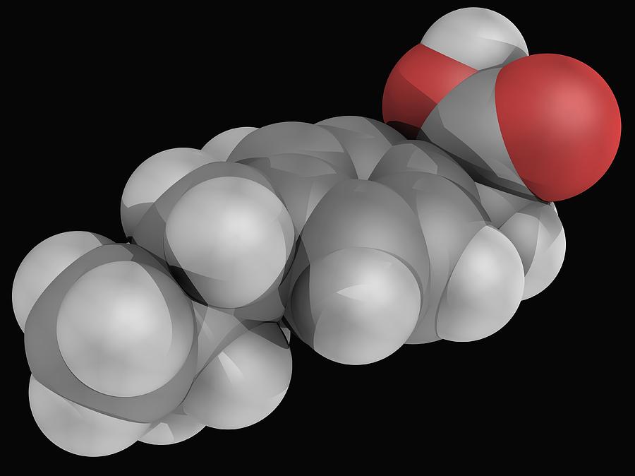 Ibuprofen Drug Molecule Digital Art by Laguna Design