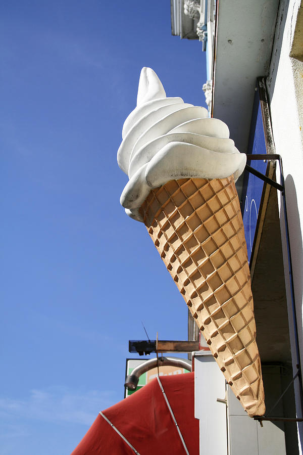 Ice Cream Photograph - Ice Cream Advertisement by Chris Martin-bahr