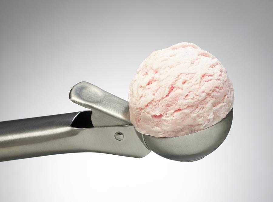 Ice Cream Photograph - Ice Cream Scoop by Mark Sykes