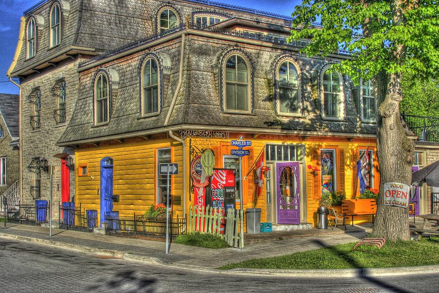 Hdr Photograph - Ice Cream Shop by David  Hubbs
