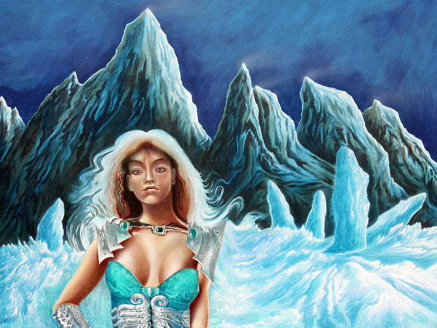 Ice Queen Painting by Zoran Peshich