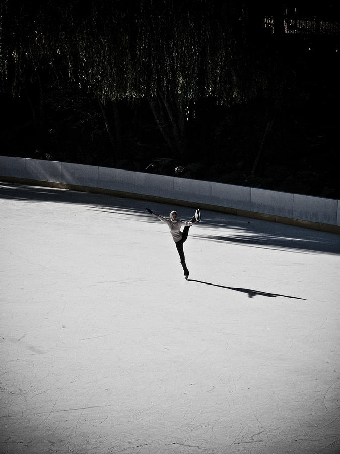 New York City Photograph - Ice Skater by Darren Martin