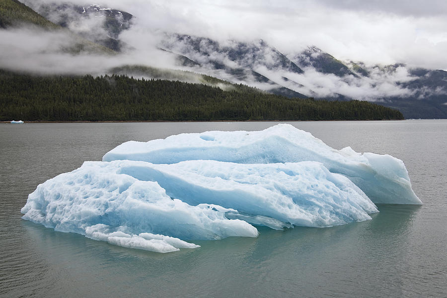 Iceberg In Endicott Arm, Inside Photograph by Konrad Wothe