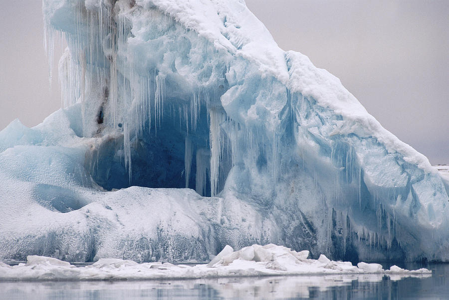 Iceberg Svalbard Norway Photograph by Flip Nicklin