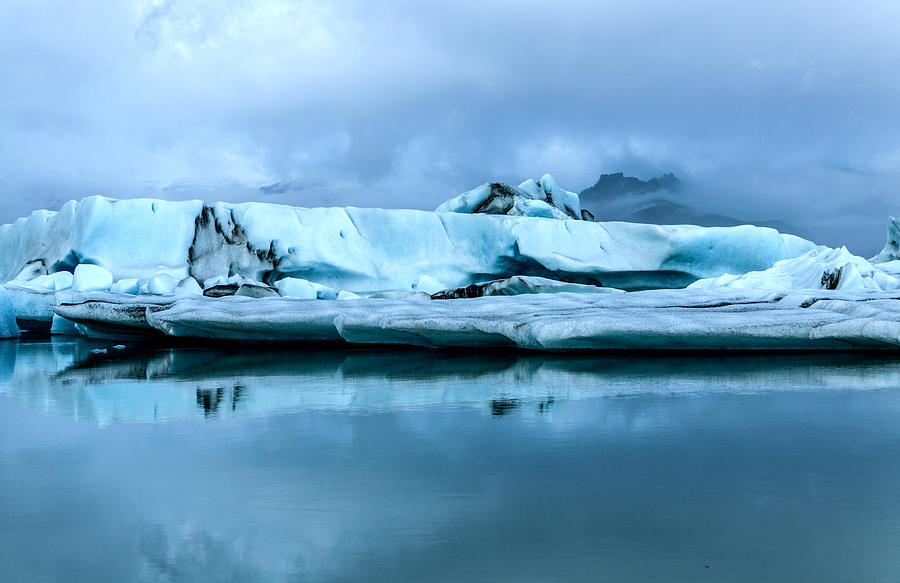 Icebergs at Jokulsarlon III Photograph by Levin Rodriguez