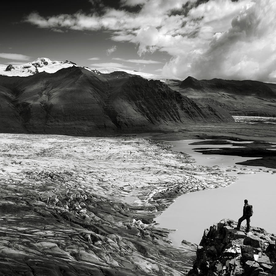 Nature Photograph - Iceland Glacier Tongue by Nina Papiorek