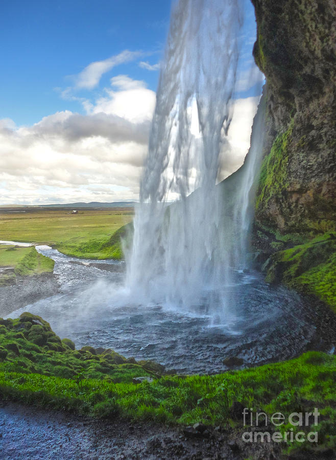 Waterfall Photograph - Iceland Waterfall Seljalandsfoss 01 by Gregory Dyer