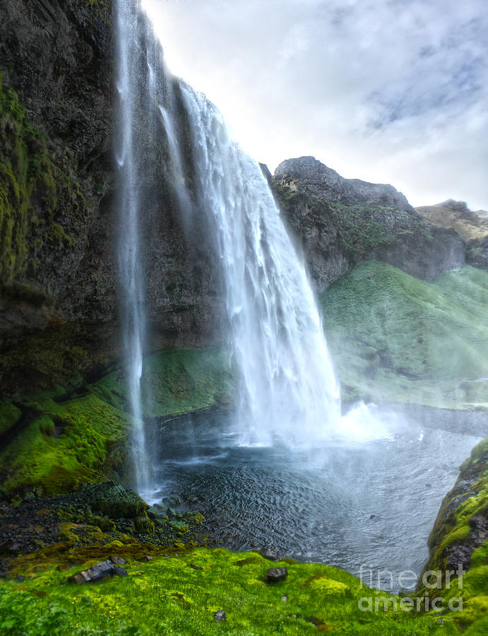 Waterfall Photograph - Iceland Waterfall Seljalandsfoss 03 by Gregory Dyer