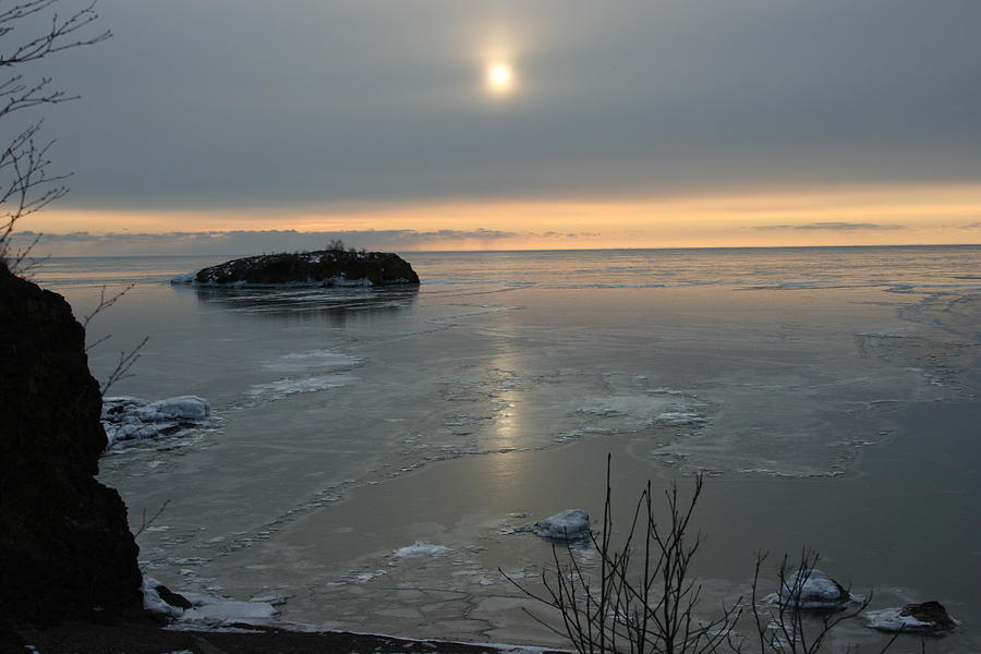 Icey Shore Black Beach Photograph by Joi Electa