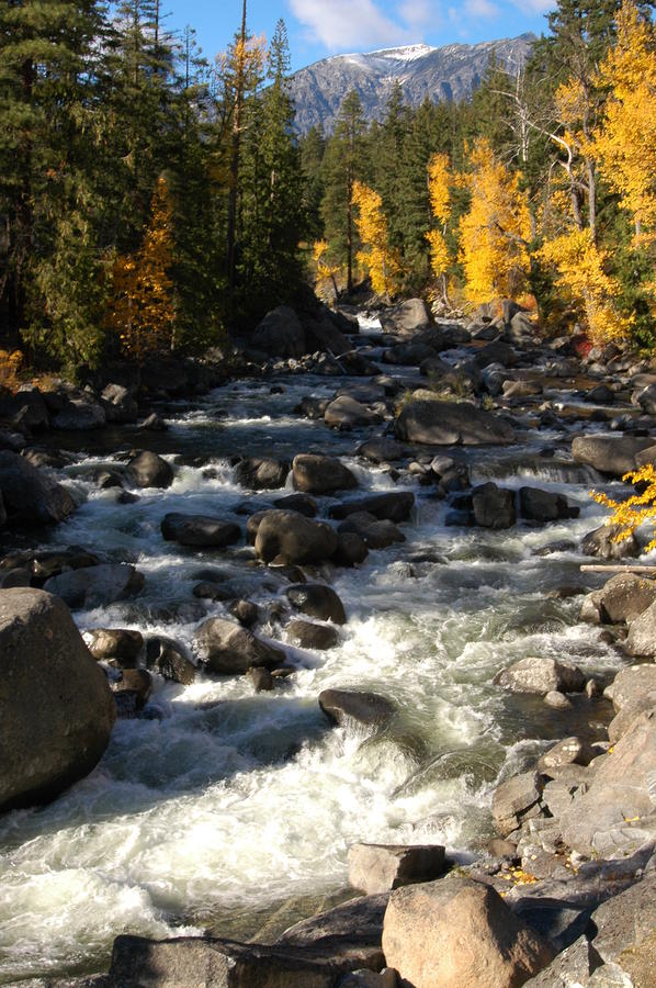 Icicle Creek in October Photograph by Wanda Jesfield