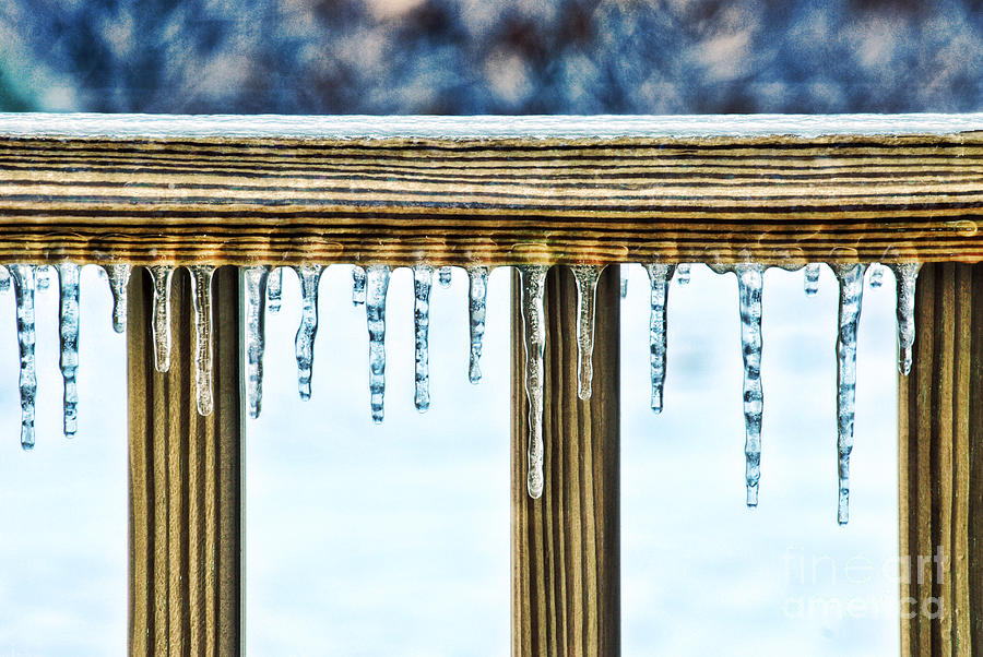 Icicles Photograph by HD Connelly