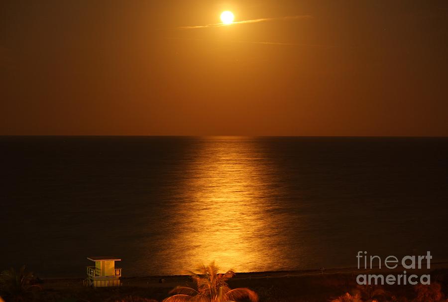 Iconic Super Moon Reflection Photograph by Rene Triay FineArt Photos