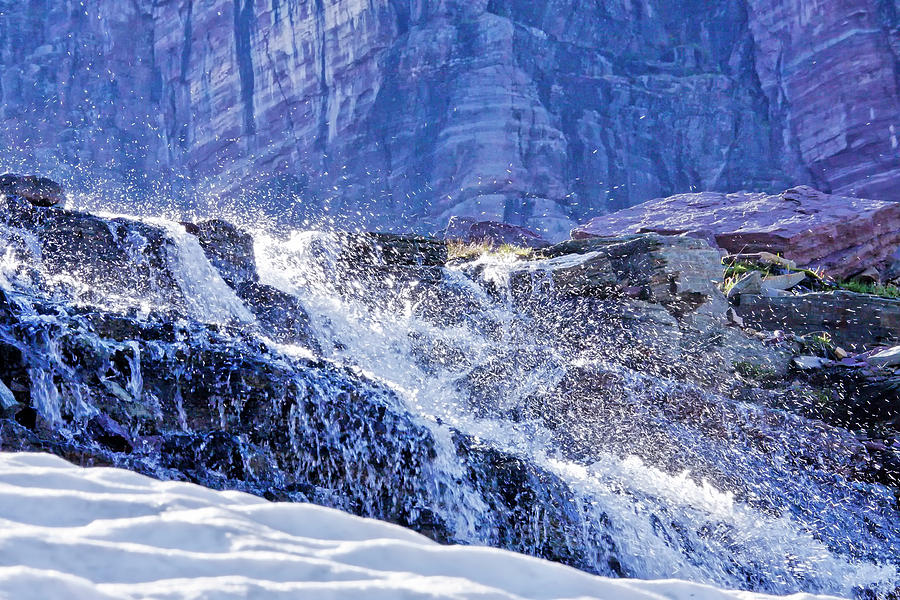 Icy Cascade Photograph by Albert Seger