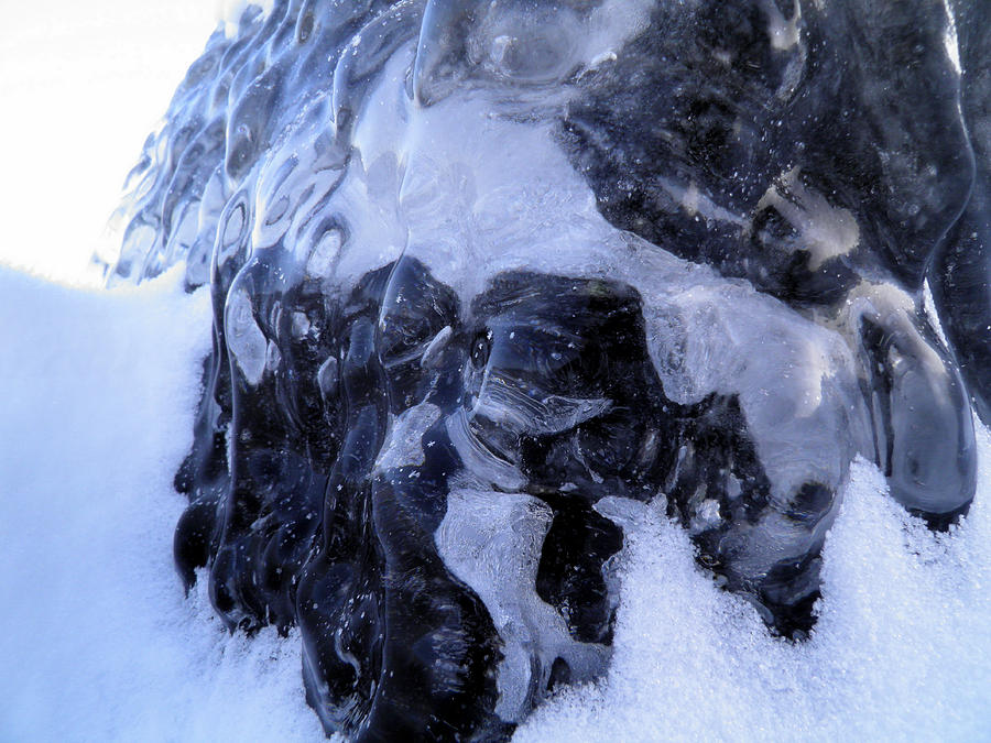 Icy Rock Photograph by Sami Tiainen