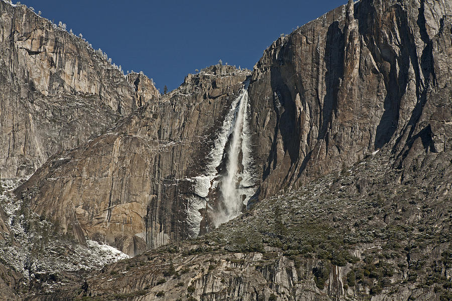Icy Yosemite Falls Photograph by Gregory Scott