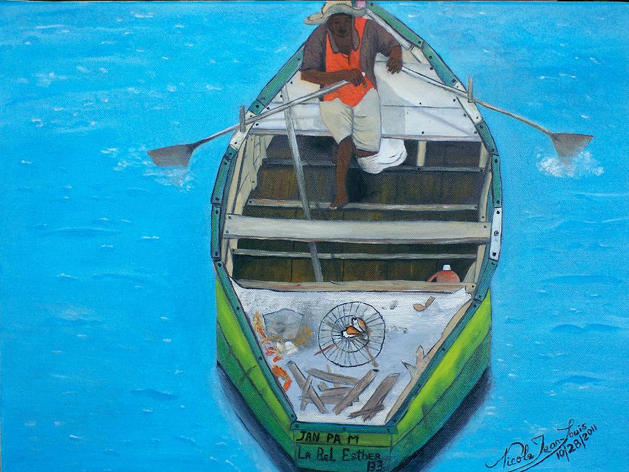 Boat Painting - Ideal Entrepreneur by Nicole Jean-Louis