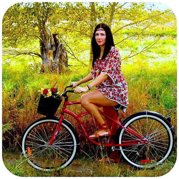 Vintage Photograph - 🌻#igcanada #igaddictsanonymous #bike by Ange Exile DuParadis