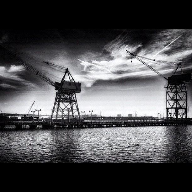 Crane Photograph - #ignyc #instagood #instadaily #brooklyn by Roman Kruglov