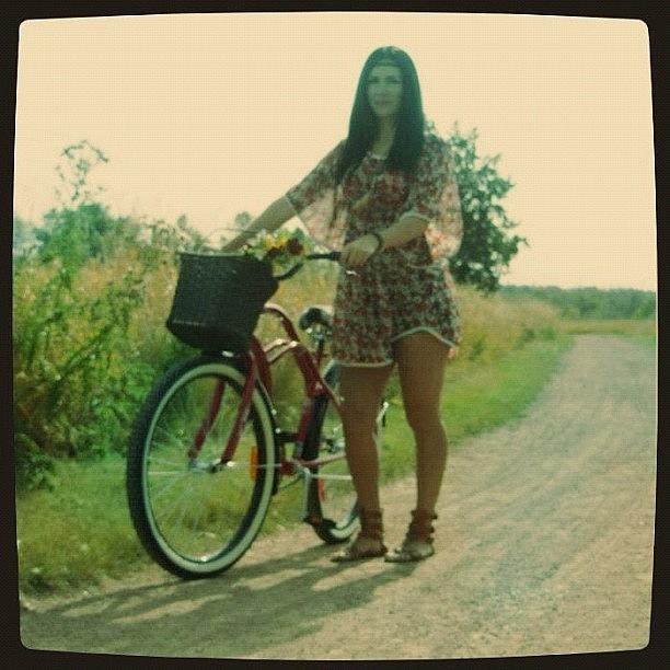 Vintage Photograph - Igualita A Mi Mamá #vintage #bike by Ange Exile DuParadis