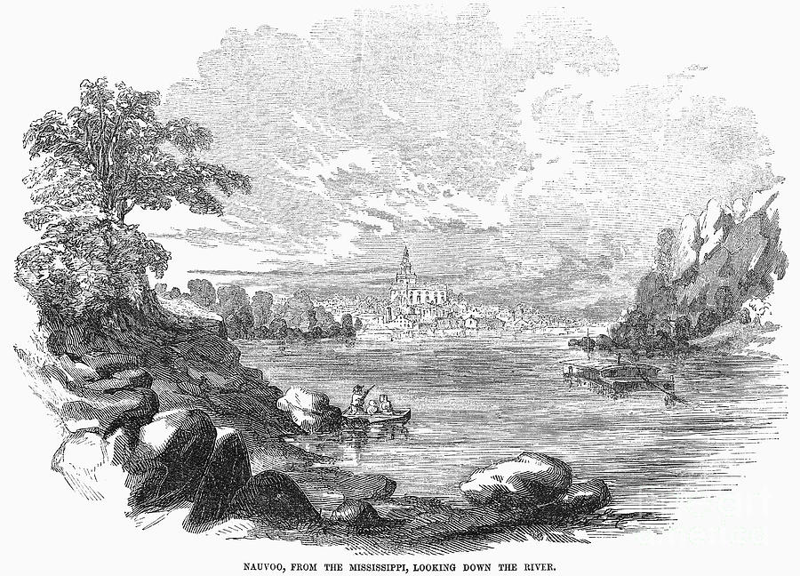 Illinois: Nauvoo, 1854 Photograph by Granger