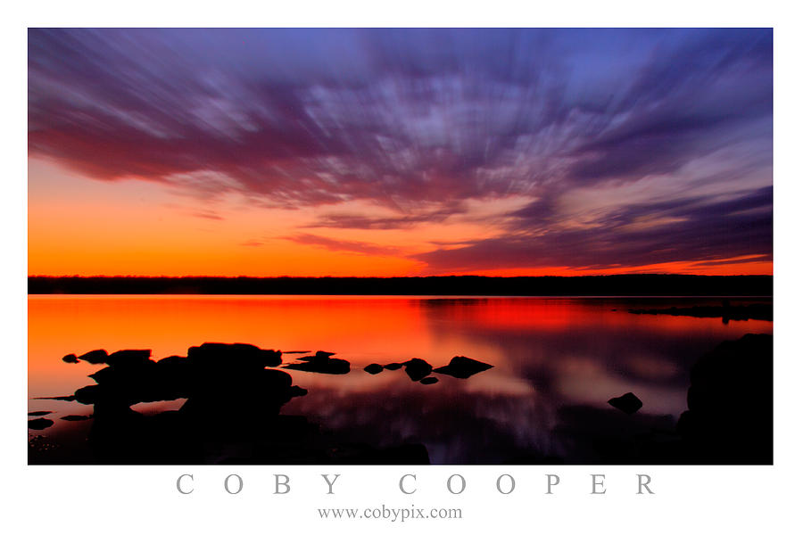 Illinois River Sunset Photograph by Coby Cooper