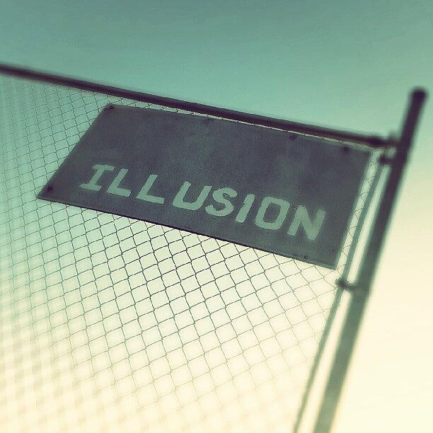 Vintage Photograph - #illusion #instasigns #vintage #signs by Michael Squier
