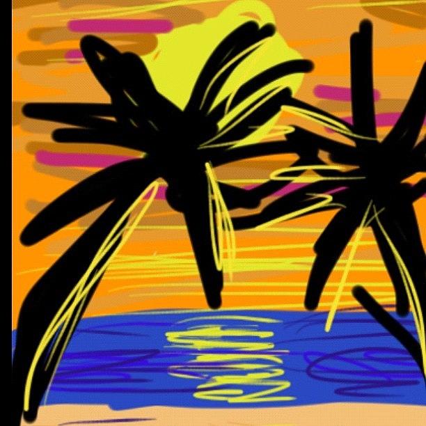 Sunset Photograph - #illustration #drawing #sketchbookx by Kidface Anbessa-Ebanks