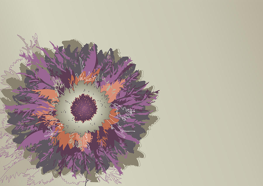 Illustration Of A Flower Digital Art by Stock4b-rf