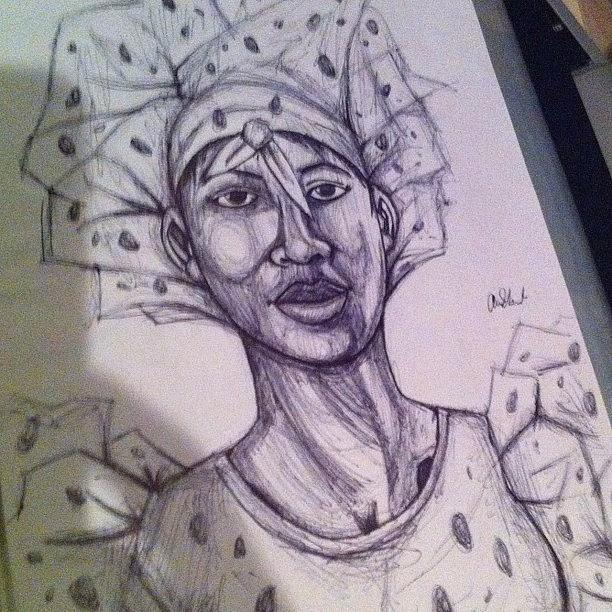 Sketch Photograph - #illustration #sketch #biro by Kidface Anbessa-Ebanks
