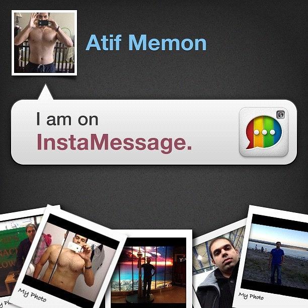 Im On @instamessage! Chat With Me Photograph by Atif Memon