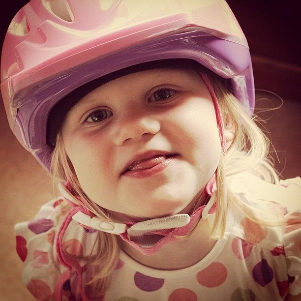 Portrait Photograph - Im Ready For My Bike Dash... #jj by Taylor Made