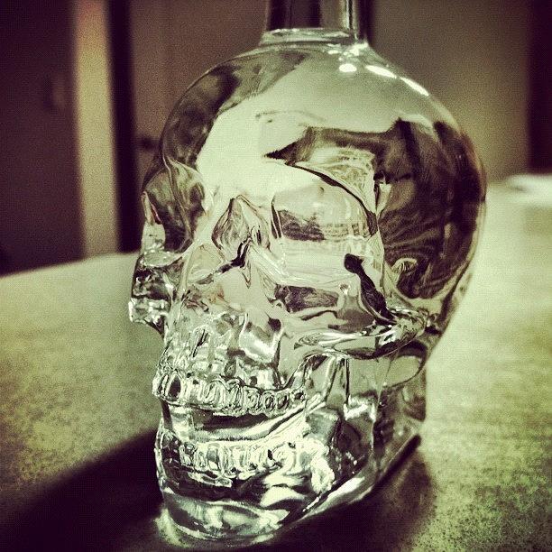 Skull Photograph - Image Created With #snapseed Mini by Cortney Herron