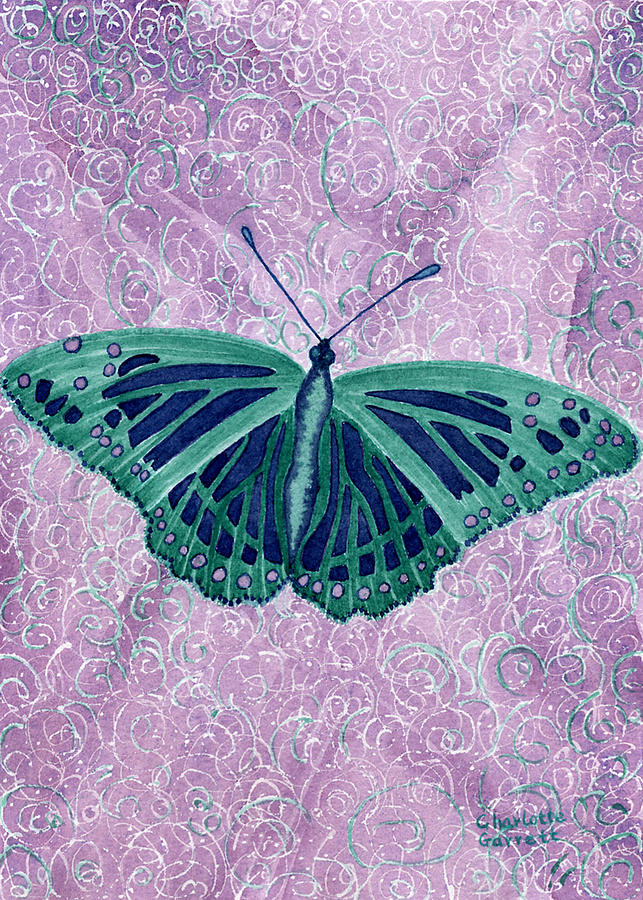 Imagination Butterfly Painting by Charlotte Garrett - Fine Art America