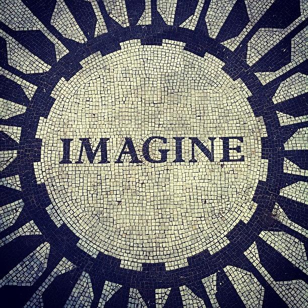 New York City Photograph - Imagine #instagram #nyc #thebeatles by Justin DeRoche