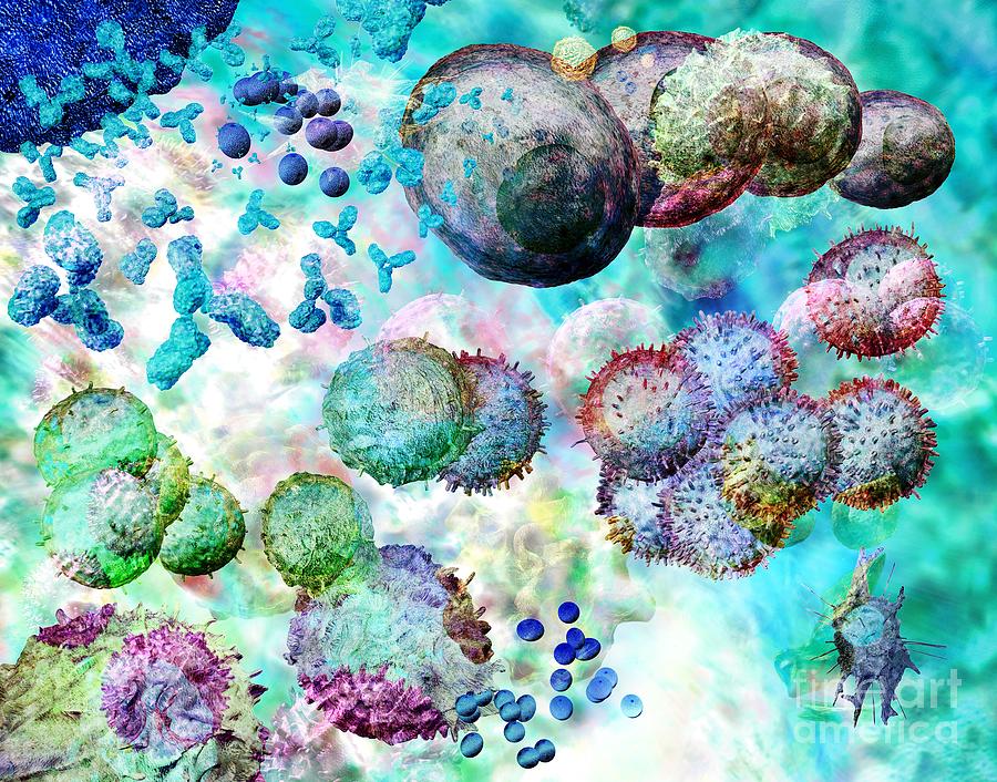 Immune Dreaming 1 Digital Art by Russell Kightley