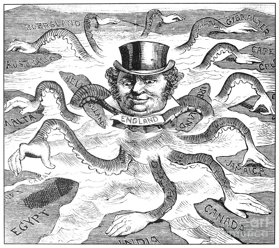 1882 Drawing - Imperialism Cartoon, 1882 by Granger