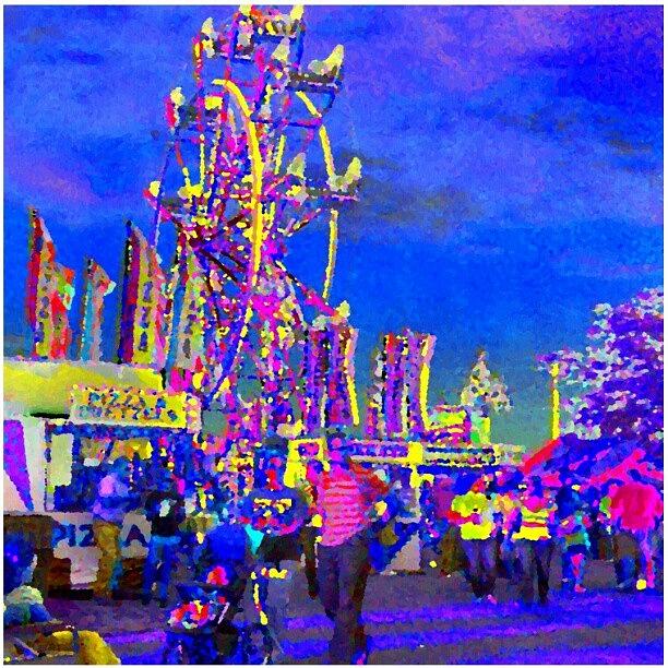Impressionist Carnival #instaprints Photograph by Marianne Dow